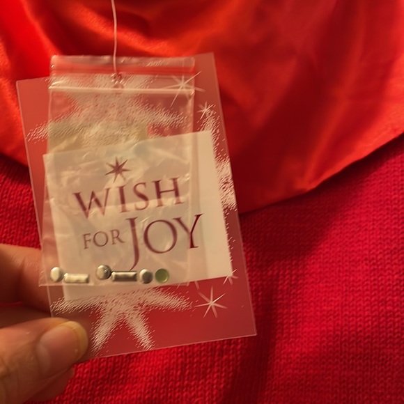 Wish joy red sweater size 2X - Picture 4 of 6